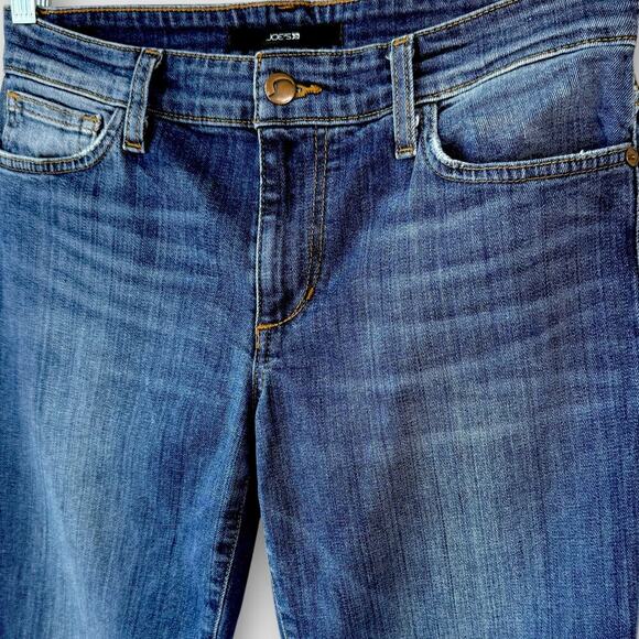 JOE'S Slim Petite Fit Bootcut Mid Rise Blue Washed Jeans Faded Stretch Size W26 - Picture 7 of 14